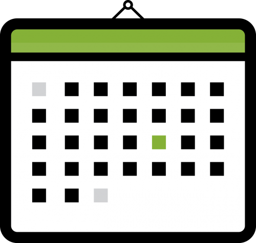 icon calendar stylized