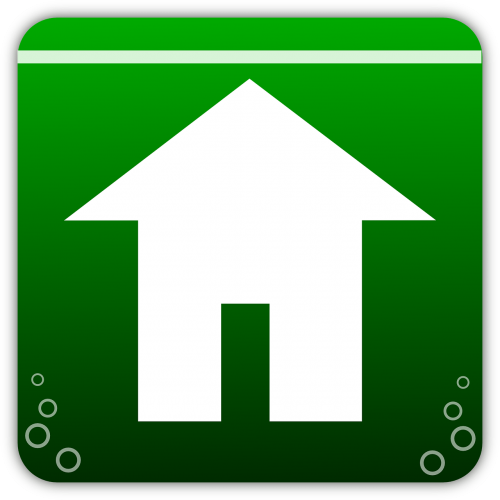 icon green button