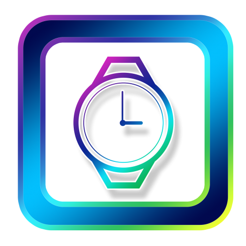 icon clock time