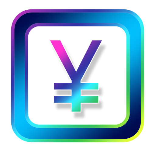 icon yen symbols