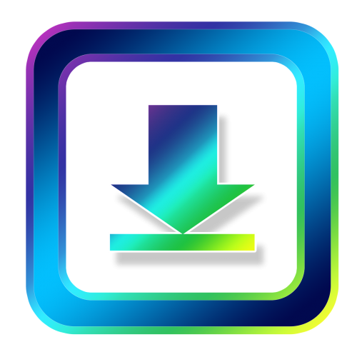 icon download arrow