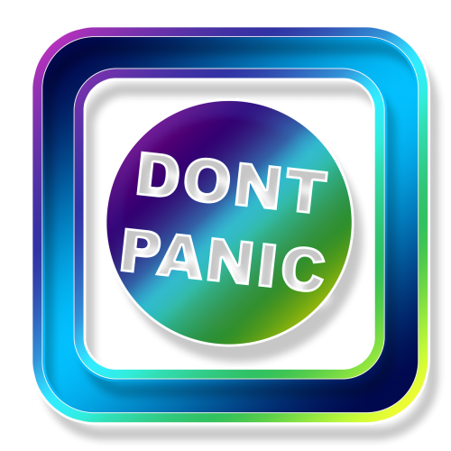 icon panic symbols