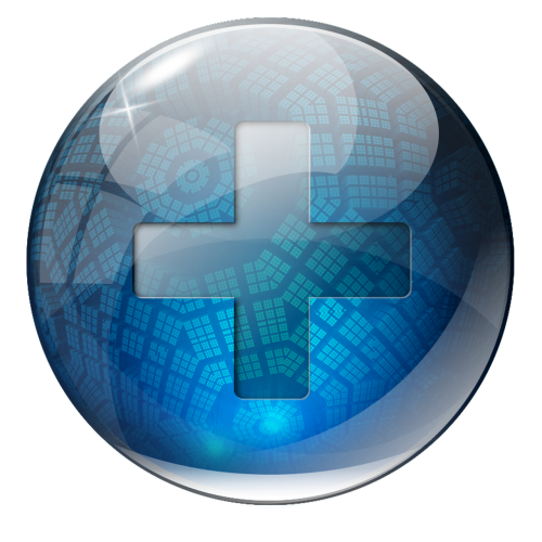 icon 3d blue