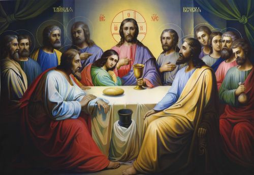 icon lord's supper religion
