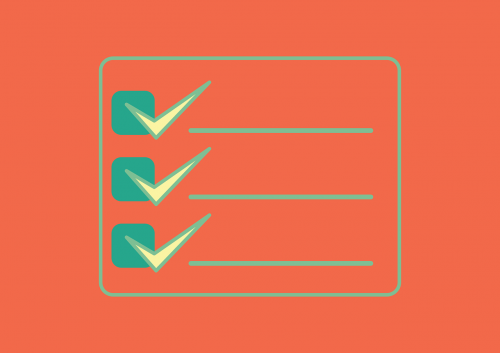 icon checklist flat