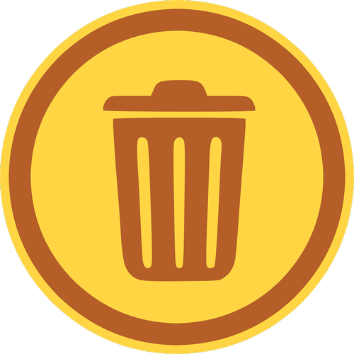 icon  trash  garbage