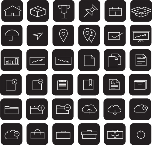 icons vector document