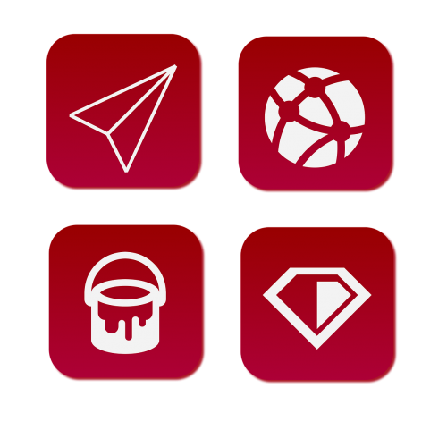 icons red symbol