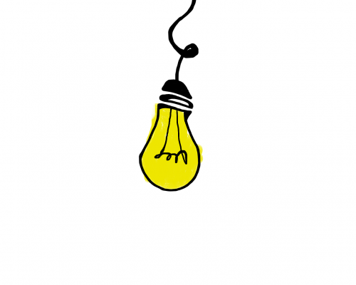 idea drawing light