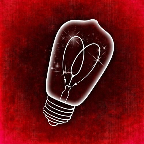 idea light bulb enlightenment