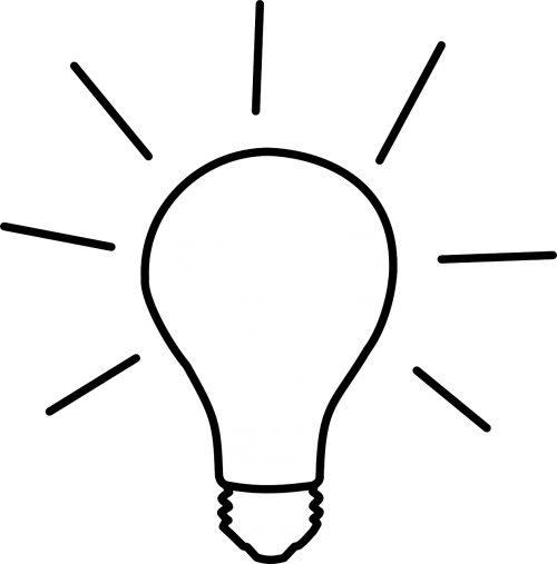 idea light light bulb