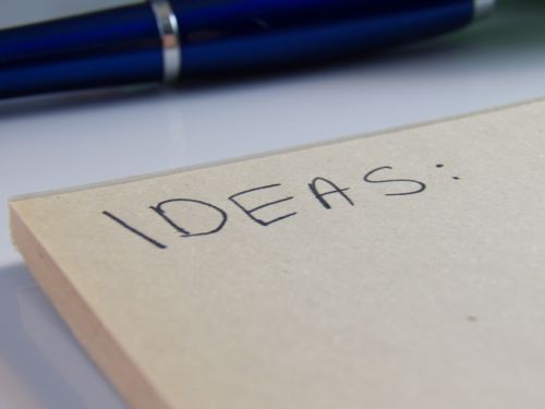 ideas notes pen