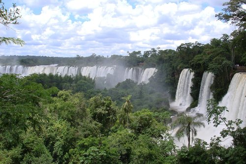 iguassu  brazil  waterfall