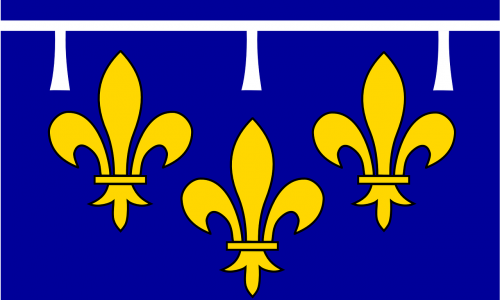 ile-de-france flag paris region