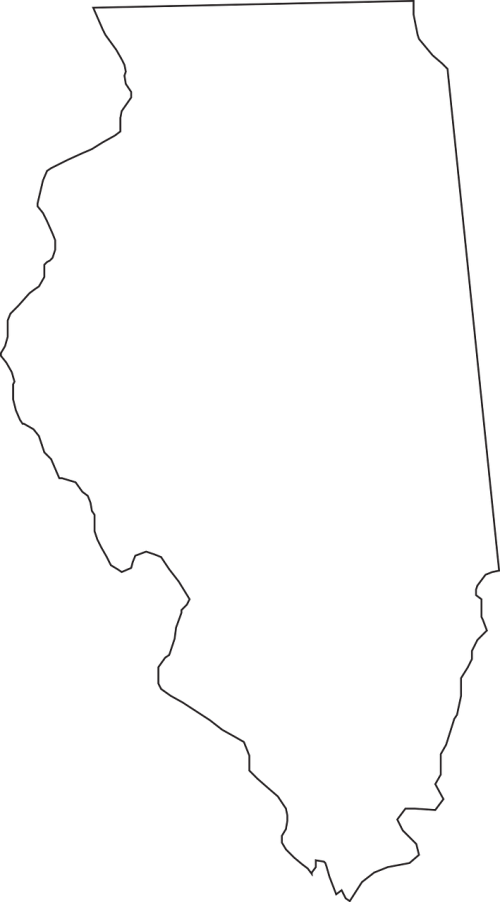 illinois state map
