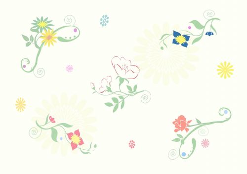 illustration graphic flowers