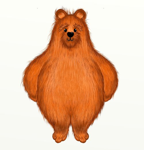 illustration  vector  bear