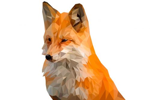 illustrator triangle low poly