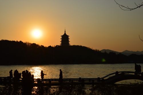 杭州 西湖 风景