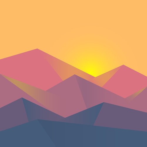 image  sunset  landscape