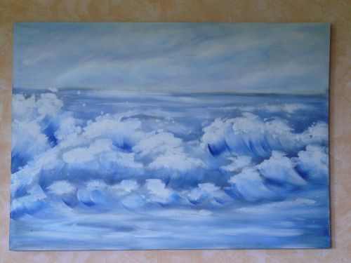 image painting wave