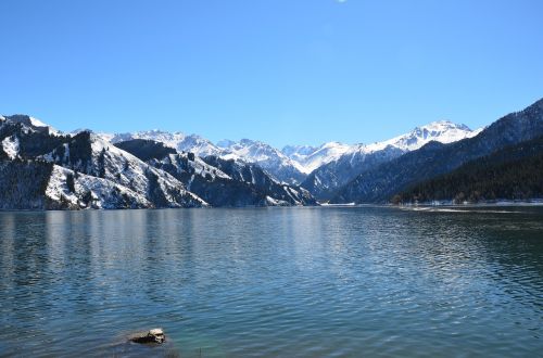 in xinjiang tianshan tianchi