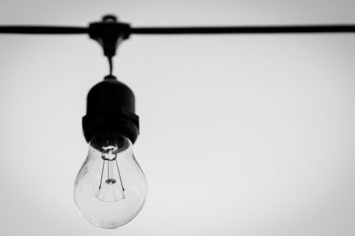 incandescent light bulb hanging bulb