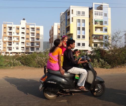 india scooter family