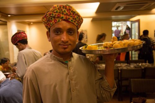 india waiter oriental