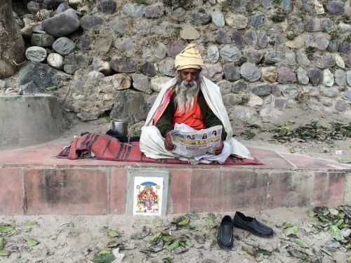 india shaman man
