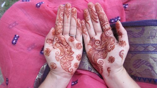 india wedding hands