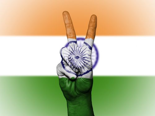 india peace hand