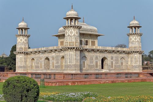 india agra after the ud-daula-the mausoleum