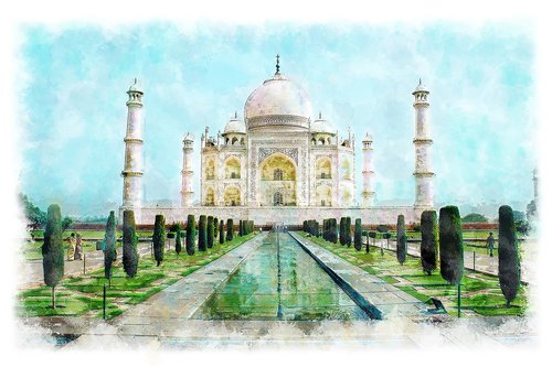india  taj mahal  the mausoleum