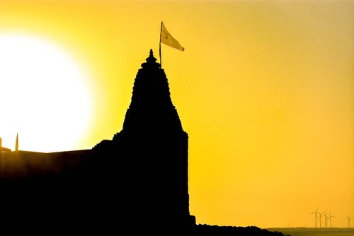 india  temple  temple flag