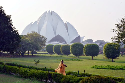 india  temple  lotus