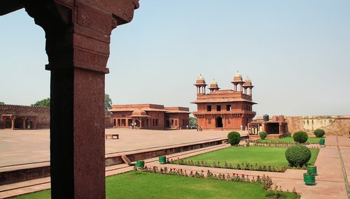 india  fahtepur-sikri  palace