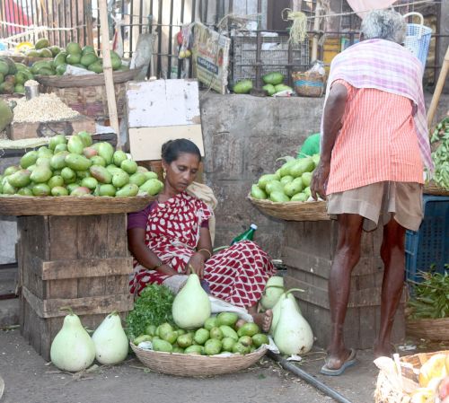india market woman