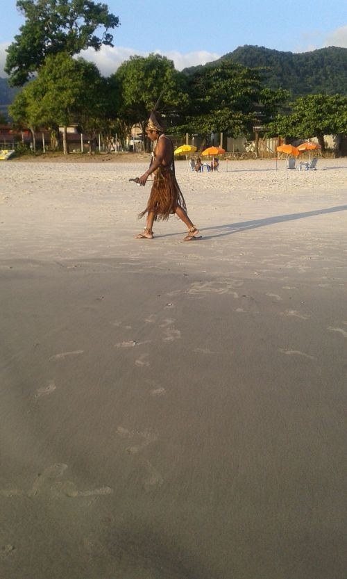indian beach walking