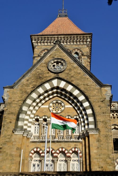 indian flag building