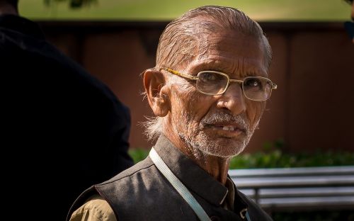 indians gandhi portrait