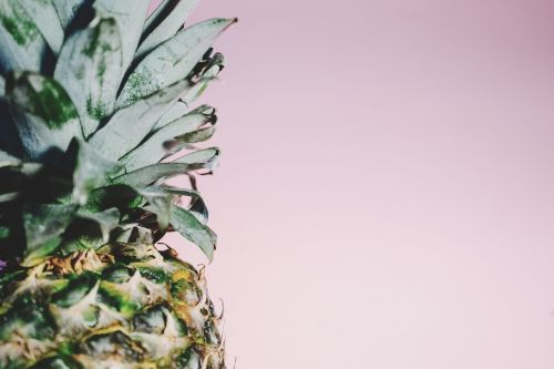 indistinct blurred pineapple