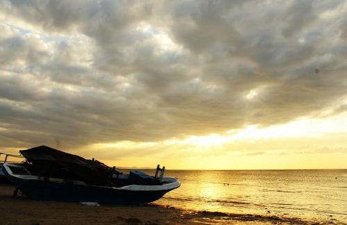 indonesia beach sunset