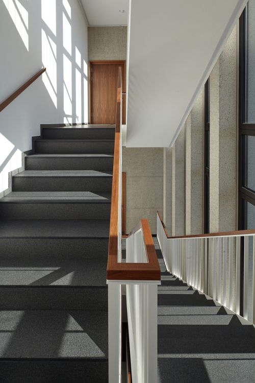 indoor office stairs