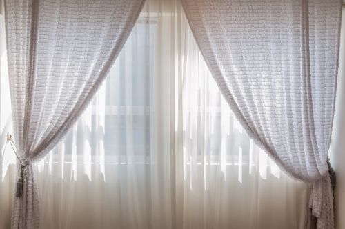 indoor curtain window
