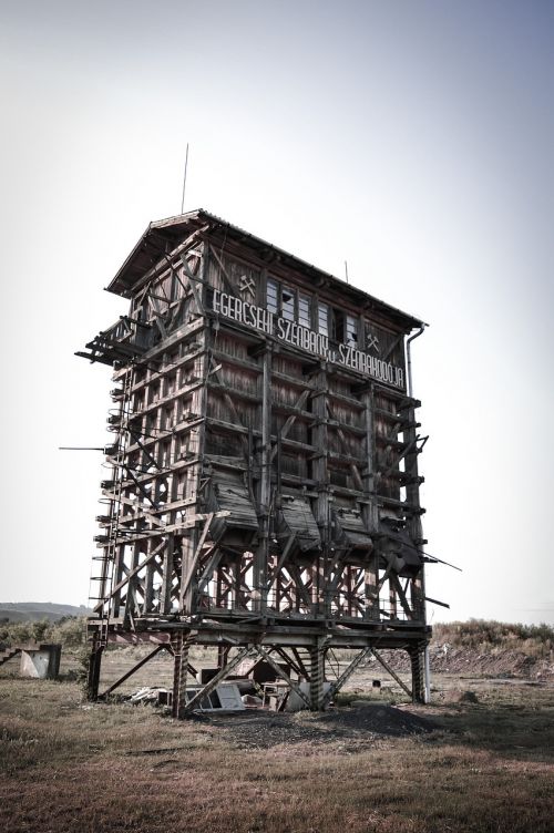 industrial tower sky