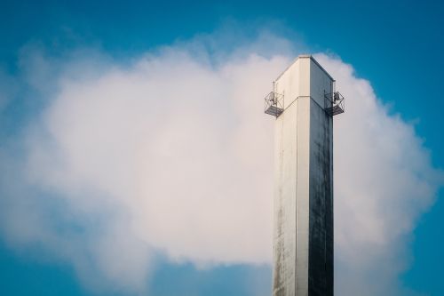 industrial tower sky