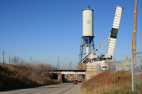 Industrial Bridge And Tower