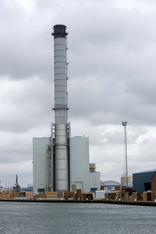 industry industrial chimney