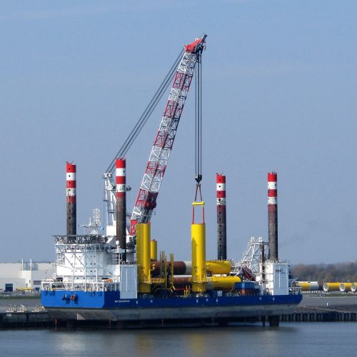 industry crane harbor